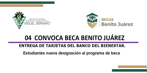 Aviso 04: Convoca Beca Benito Juárez